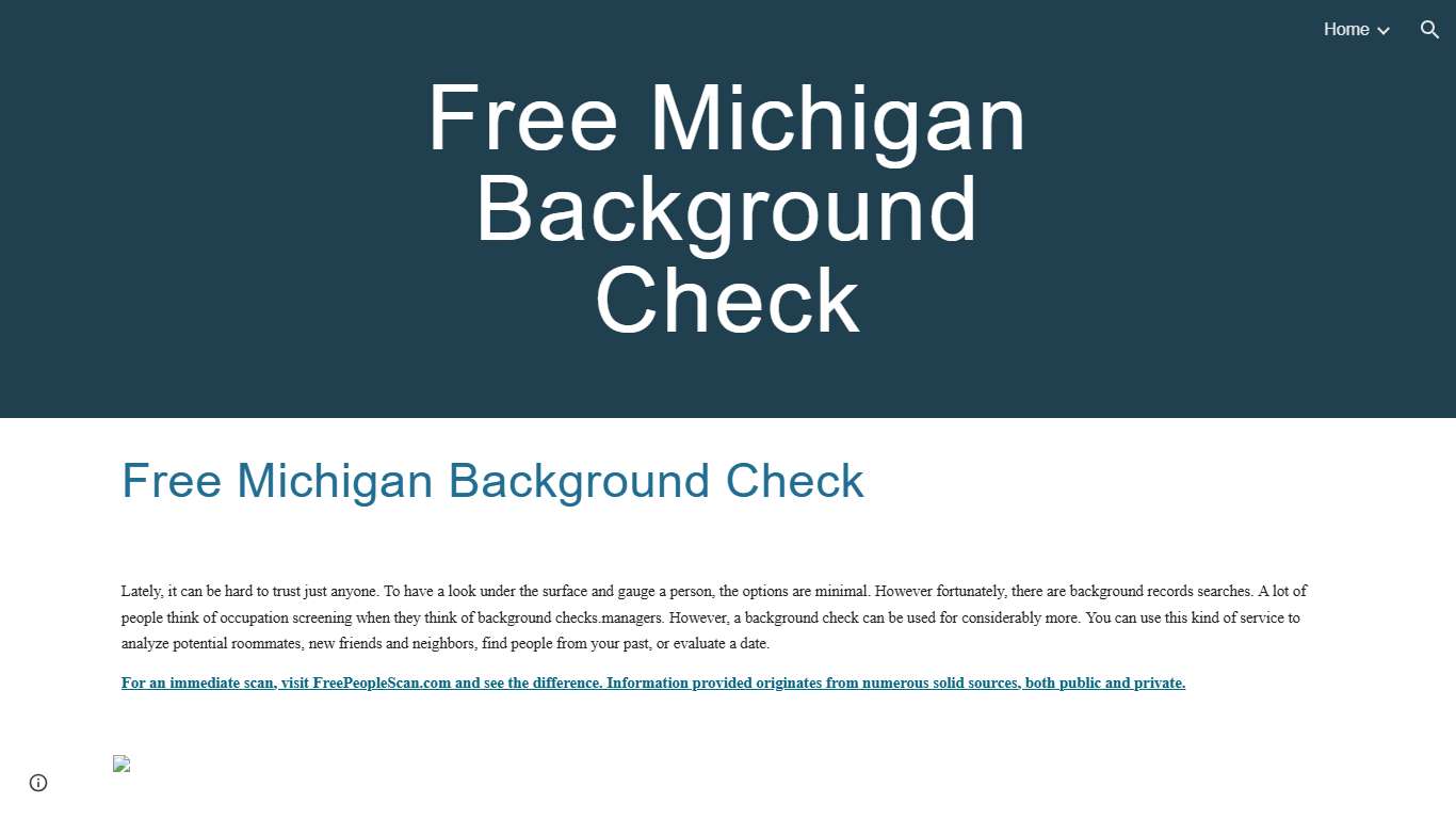 Free Michigan Background Check